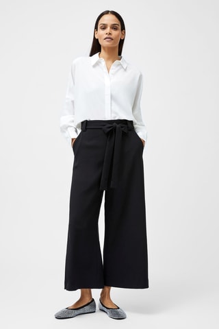 Broek Wide Legs Whisper - Zwart