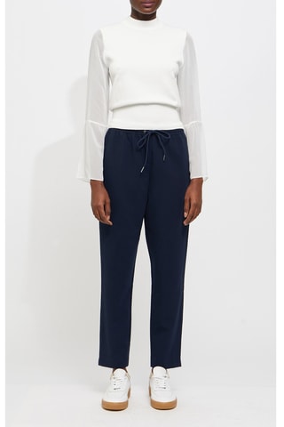 Broek relaxed Whisper - Marineblauw