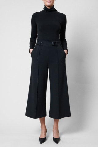 Broek Wide Legs Whisper - Zwart