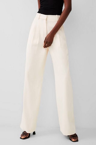 Broek Wide Legs Harry - Crèmekleurig