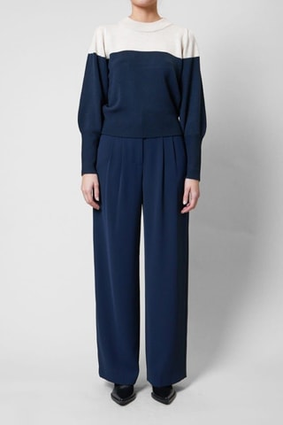 Broek relaxed Harry - Marineblauw