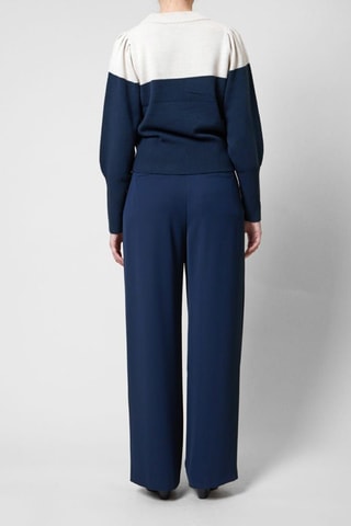 Broek relaxed Harry - Marineblauw