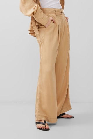 Broek Wide Legs Elkie - Beige