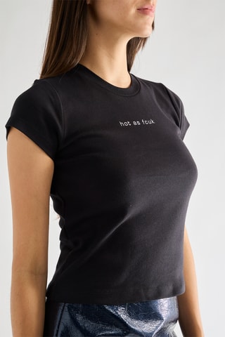 T-shirt Hot - Zwart
