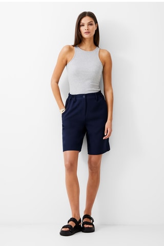 Short Tailored - Marineblauw