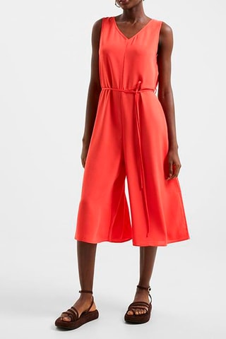 Jumpsuit Regular Culotte - Koraalrood