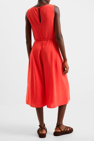 Jumpsuit Regular Culotte - Koraalrood