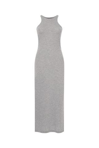Robe fourreau Solid - Gris clair chiné