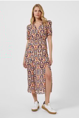 Midi-jurk Geometric - Oranje