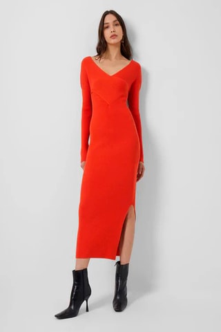 Trui-jurk Lydia - Oranje