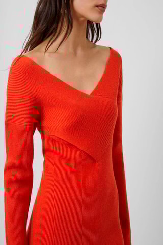 Trui-jurk Lydia - Oranje