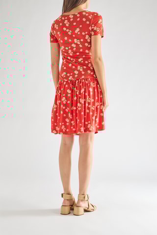 Robe taille basse Tropicana - Rouge