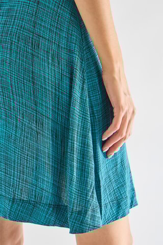 Robe droite Texture - Bleu