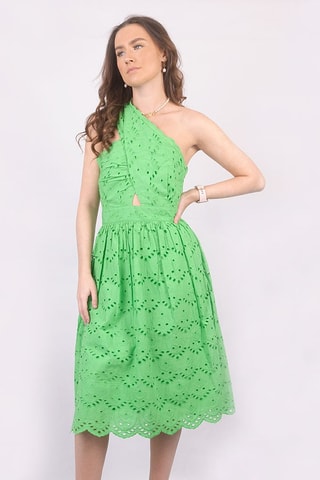 Asymmetrische jurk Appelona - Groen