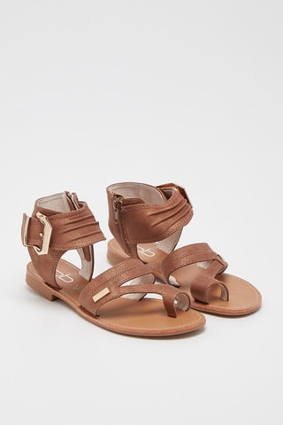 Sandálias Delano Camel