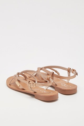 Sandálias Danbury Dourado-rosa