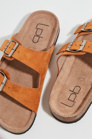 Mules Figen - Camel