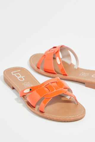 Mules envernizados Imelda - Laranja