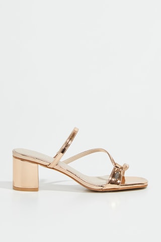Mules de salto envernizados Felixiane - Dourado-rosa