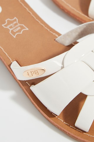 Mules envernizados Imelda - Branco
