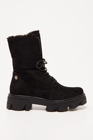 Botins forrados Evona - Preto