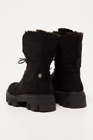 Botins forrados Evona - Preto