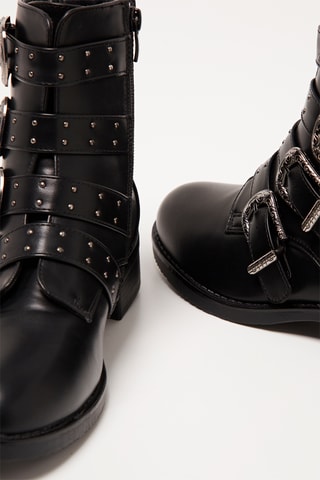 Botins Quadri - Preto