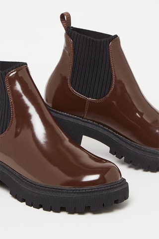 Botins Chelsea Gretchen - Castanho