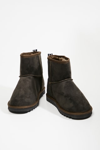 Botins forrados Artemis - Caqui