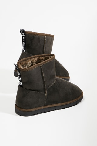 Botins forrados Artemis - Caqui