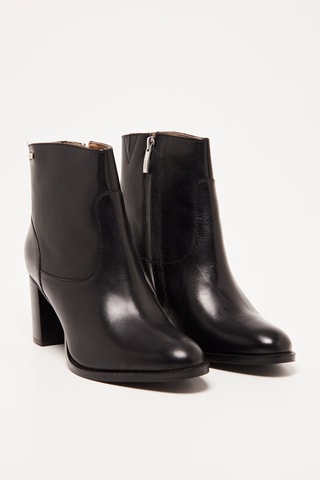 Botins em couro Ambrine - Preto