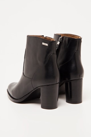 Botins em couro Ambrine - Preto