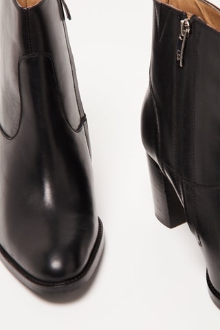 Botins em couro Ambrine - Preto