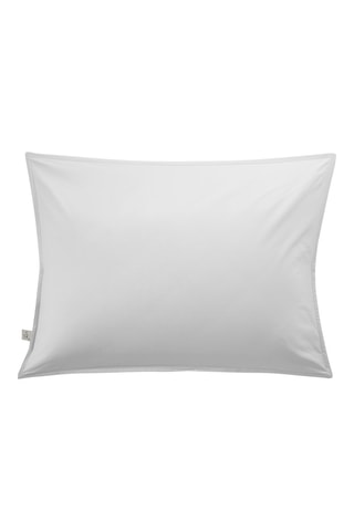 Taie d'oreiller en percale de coton 80 fils/cm² Bally  - Blanc
