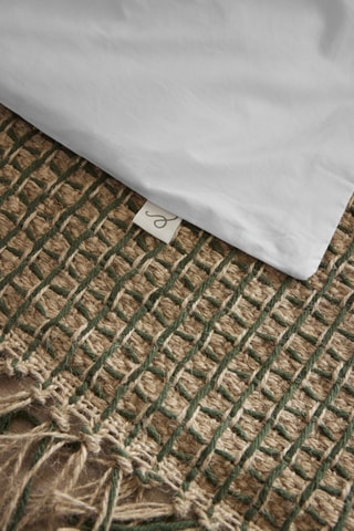 Taie d'oreiller en percale de coton 80 fils/cm² Bally  - Blanc