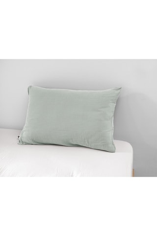 Taie d'oreiller en coton 125 fils/cm² Gaïa - Vert