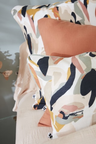 Taie d'oreiller Julia - Marron et beige