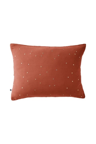 Taie d'oreiller Gaïa Chic - Terracotta