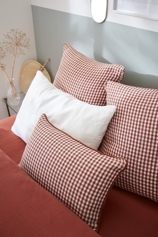 Coussin Vickie - 45 x 45 cm - Terracotta