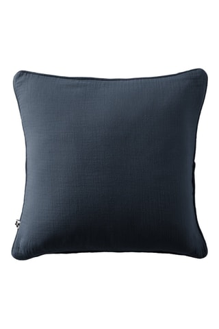 Coussin Gaïa - 45 x 45 cm - Bleu foncé