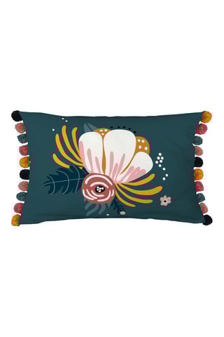 Coussin Champêtre Rose et vert - 30 x 50 cm