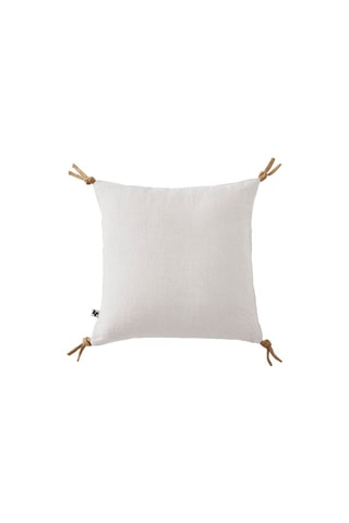 Coussin en lin Soline Blanc - 45 x 45 cm