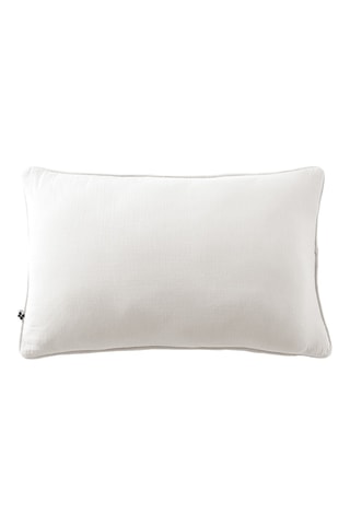 Coussin en gaze de coton Gaïa - Blanc - 40 x 60 cm
