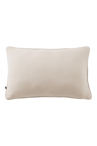 Coussin en gaze de coton Gaïa - Beige - 40 x 60 cm