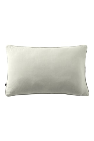 Coussin en gaze de coton Gaïa - Vert d'eau - 40 x 60 cm