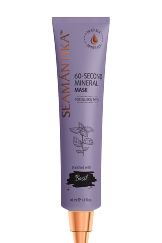 Masque minéral 60 secondes Extrait de feuille de basilic - Tout type de peau
