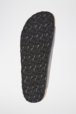Mules en nubuck - Gris