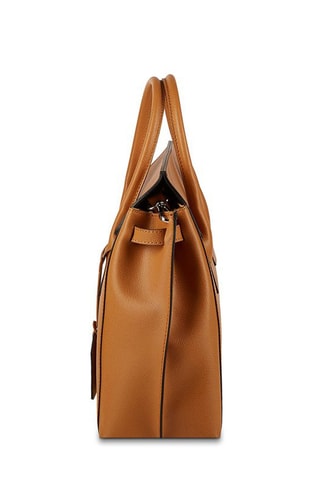 Sac à main en cuir Jane - Marron