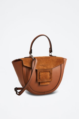 Sac bandoulière en cuir Votti - Camel