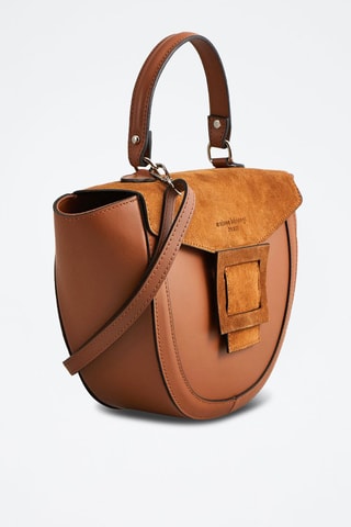 Sac bandoulière en cuir Votti - Camel